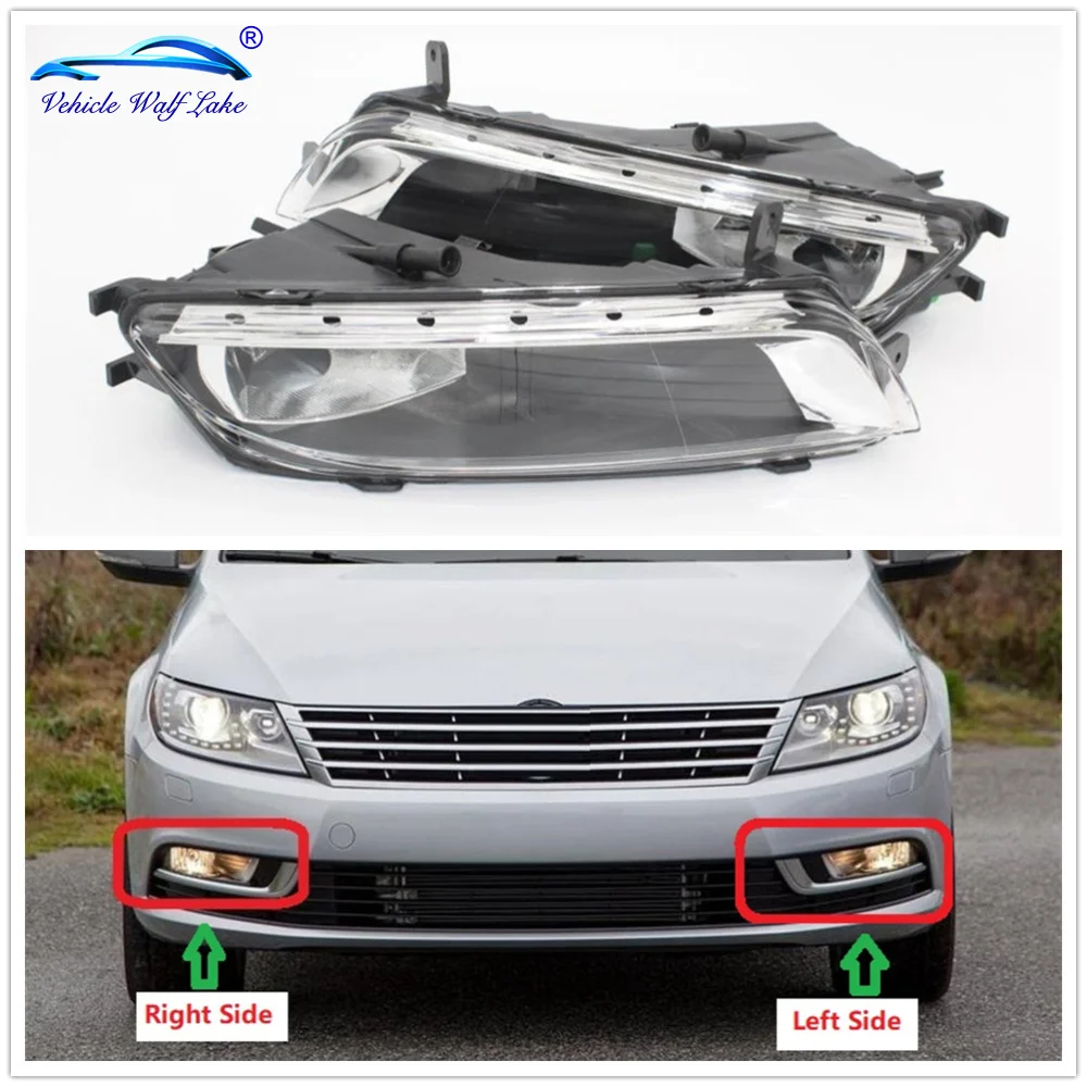 Для VW Passat CC 2012 2013 2014 2015 2016 2017 авто Стайлинг спереди Галогенные Противотуманные