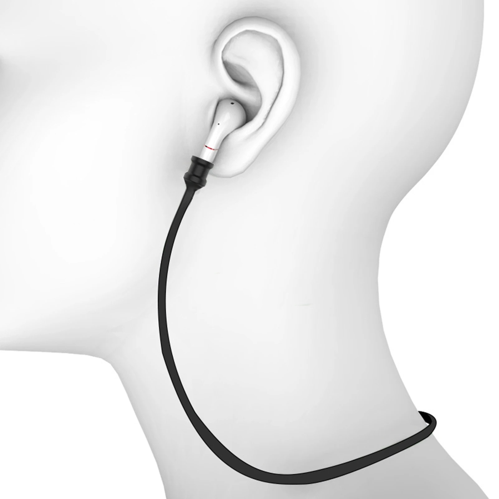 Беспроводные Bluetooth наушники резиновый шнур для наушников портативный дизайн