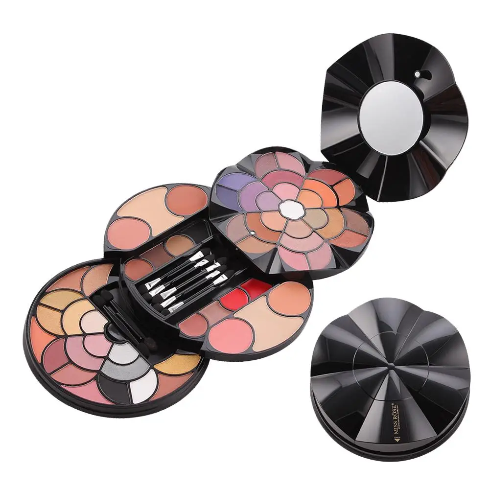 Petal Makeup Palette Set 43-color Eyeshadow 4-color Eyebrow Powder Blush Lipstick 2-color New | Красота и здоровье