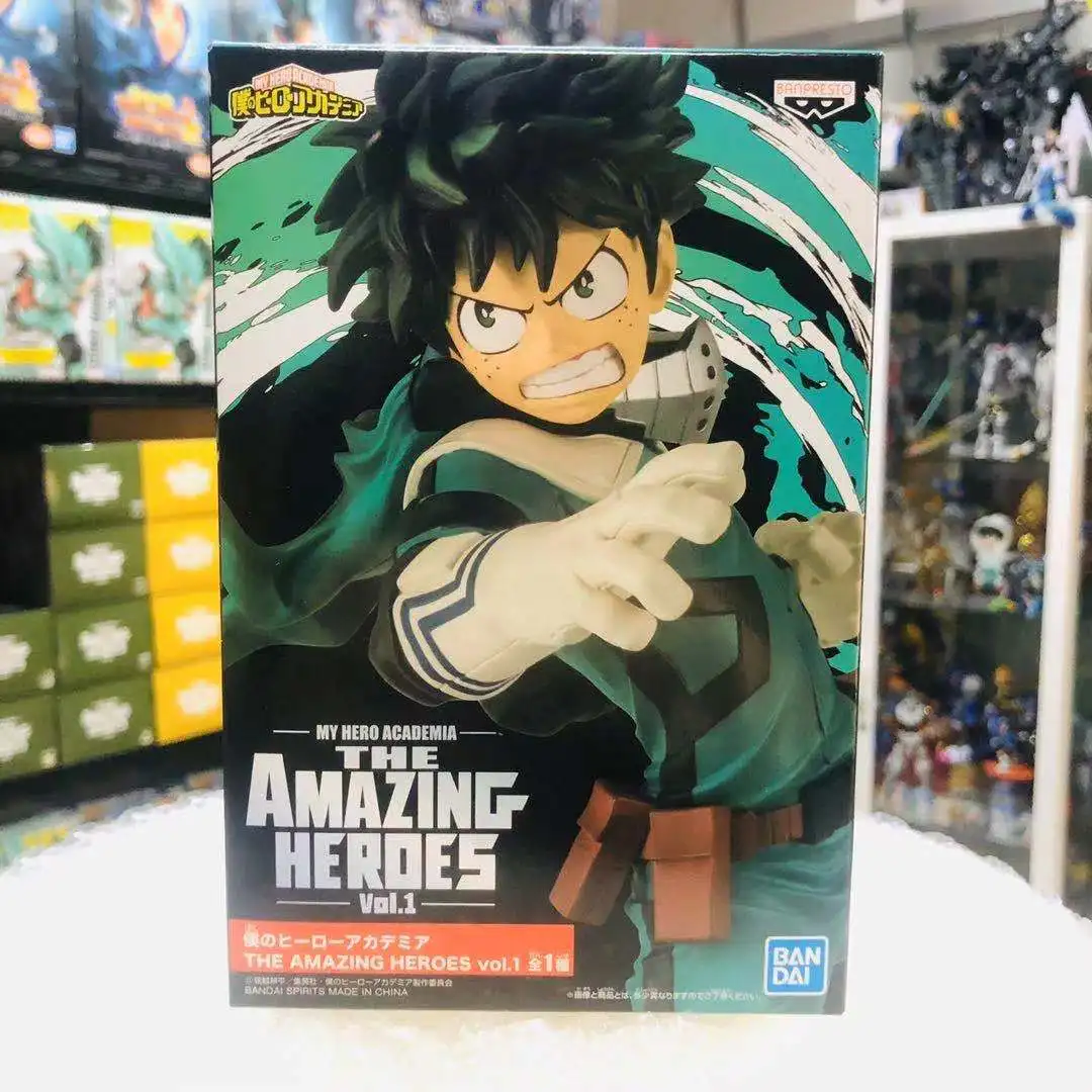 Оригинальная фигурка BANPRESTO MY HERO ACADEMIA Amazing Heros IZUKU MIDORIYA фигурки модель куклы игрушки