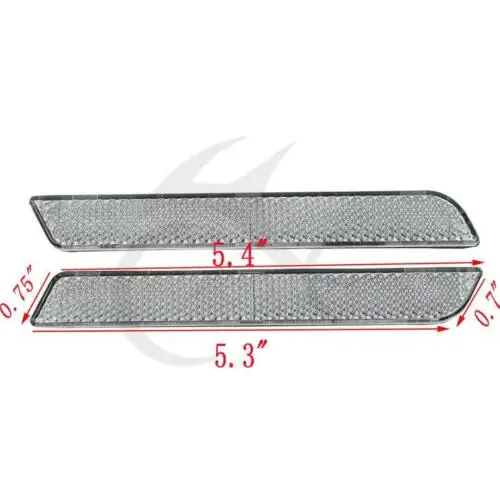 

Motorcycle Saddlebag Latch Reflector For Harley Touring Road King Street Glide 1994-2013