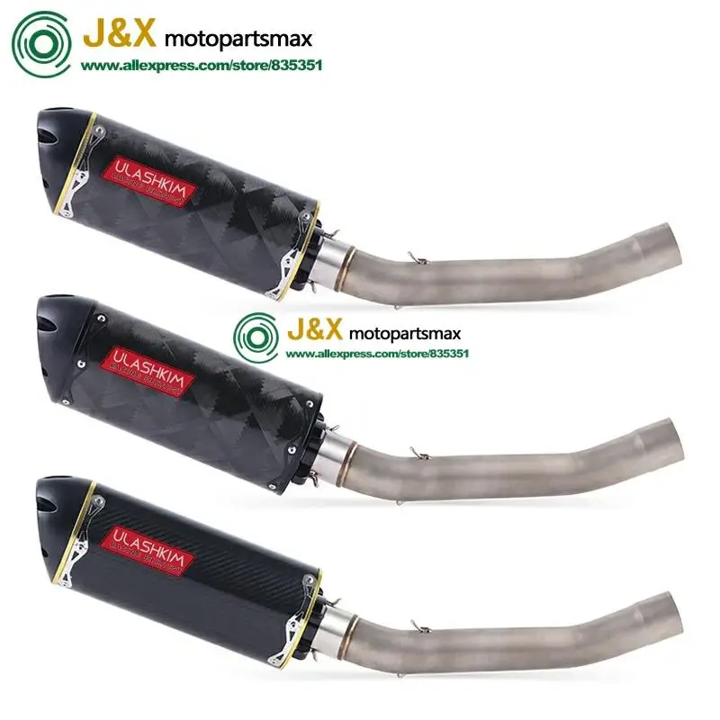 Exhaust Slip On For Kawasaki Z750 Z800 Z 750 800 Z1000 Motorcycle Muffler Escape Elbow Pipe 2007 - 2012 | Автомобили и мотоциклы