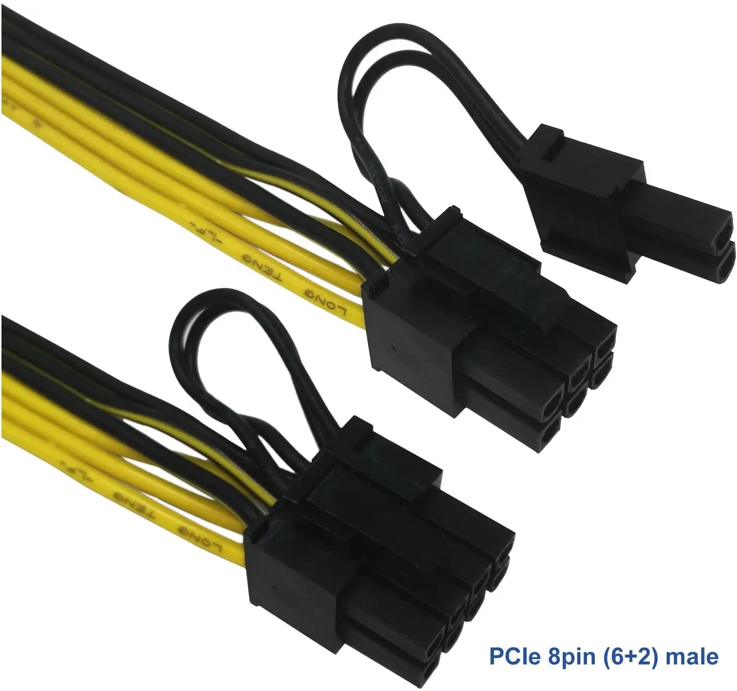 8 Pin to dual 8 (6+2) Pin PCI Express Power Cable Converter Cable for Graphics GPU Video Card PCIE PCI-E VGA Splitter Hub