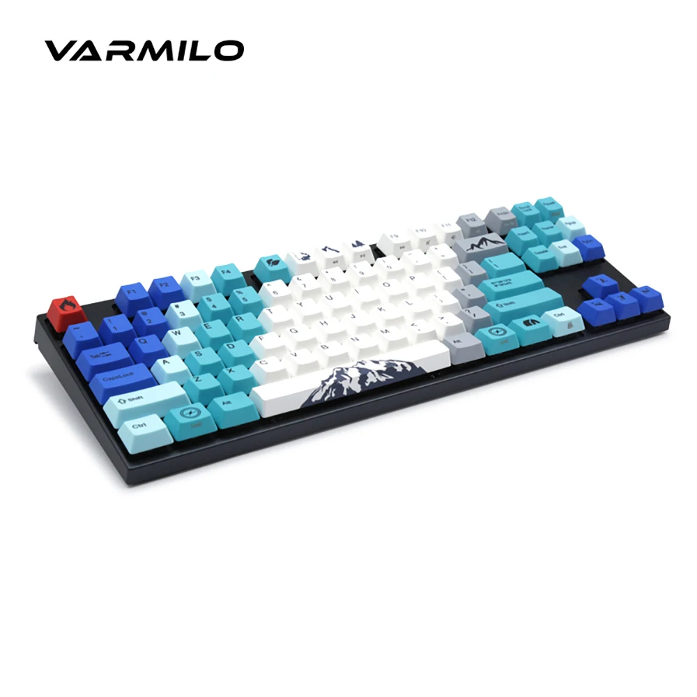 

Original Varmilo Mechanical Keyboard Wired Mudflats VA87M 68 87 108 Keys Cherry MX Switch No Backlight PBT Dye-SUB OEM Keycaps