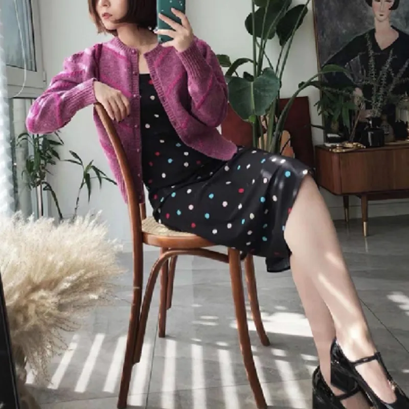 Женский свитер 2020 весенний мохеровый шерстяной полосатый свитер| |