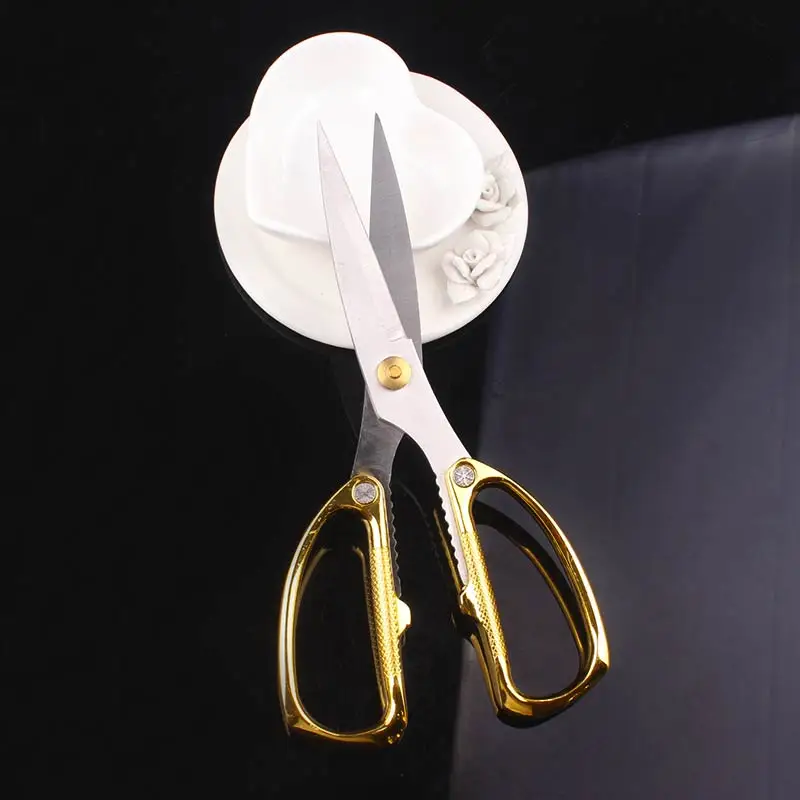 Durable Stainless Steel Household Scissors School Office Paper-cut Sharp Shear Student DIY Scissor Tool Kitchen | Дом и сад