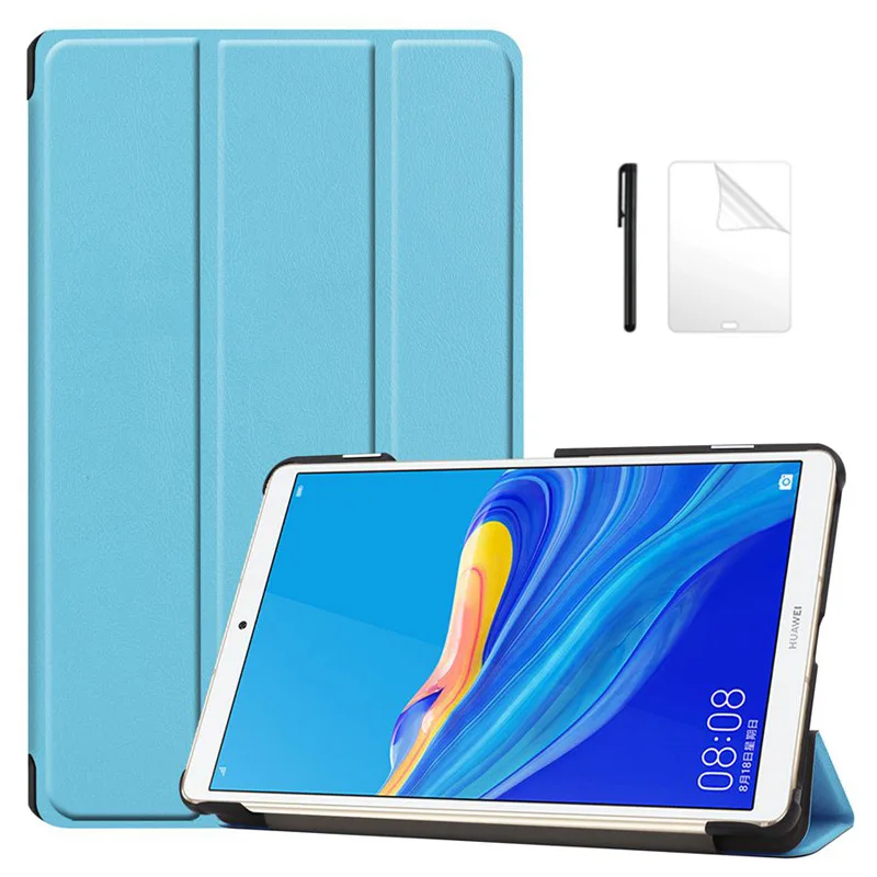 Ультратонкий умный чехол из искусственной кожи для Huawei MediaPad M6 8 4 2019 легкий дюйма +