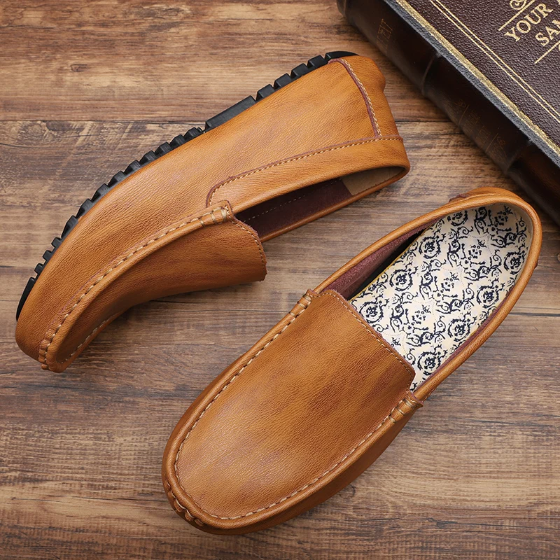 

casualMen's men's leather leisure 2020 sapato man cuero for de shoe informales para flat sale hot fashion men sapatos