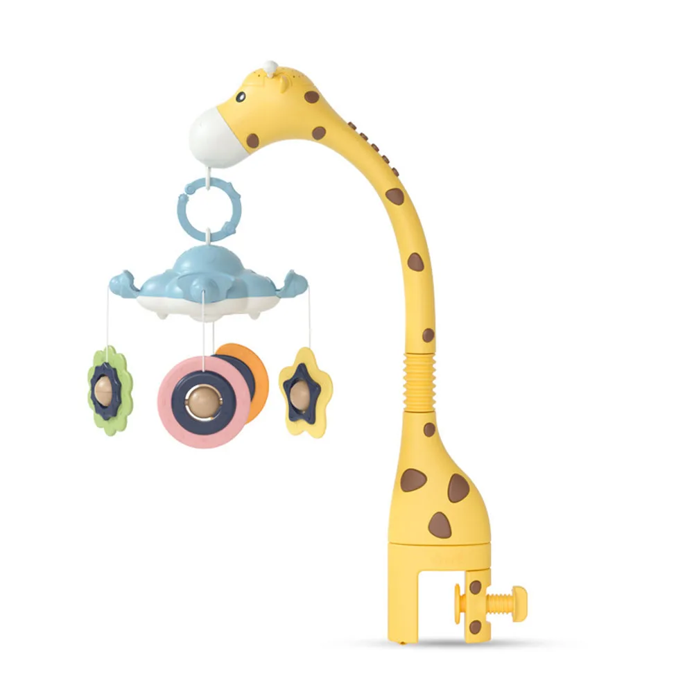 

3 in 1 Jingle Shaking Bell Infant Toys Newborn Baby Rotating Bed Bell Crib Rattle Teether Grip Handbell Toddler Toys