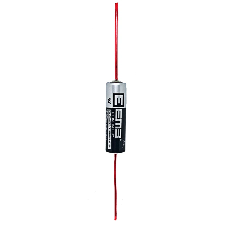 2 шт 3,6 V ER14505 14505 2400mah AA промышленная литиевая батарея LR6 R6P для PLC управления литий-ионные батареи с контактами