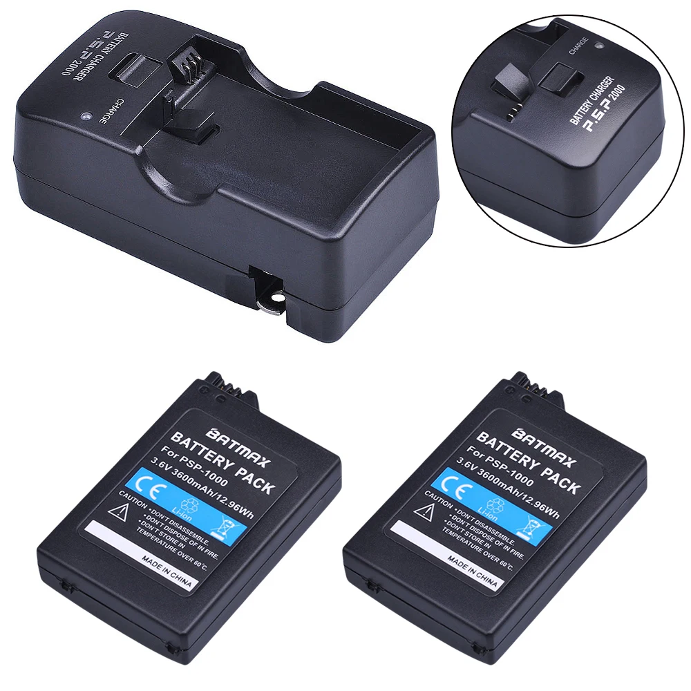 2 шт 3600mAh psp 1000 аккумулятор+ зарядное устройство для psp 1000 Playstation sony psp 1000 sony psp 1000(1001,1002, 1003,1004, 1005,1006