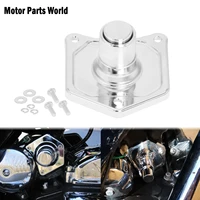 motorcycle chrome solenoid cover starter push button for harley softail breakout fxsb dyna fat bob street bob touring 1991 2018