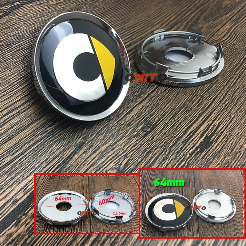20 шт. хром черная смарт-эмблема автомобиля значок колпачки для центра колеса