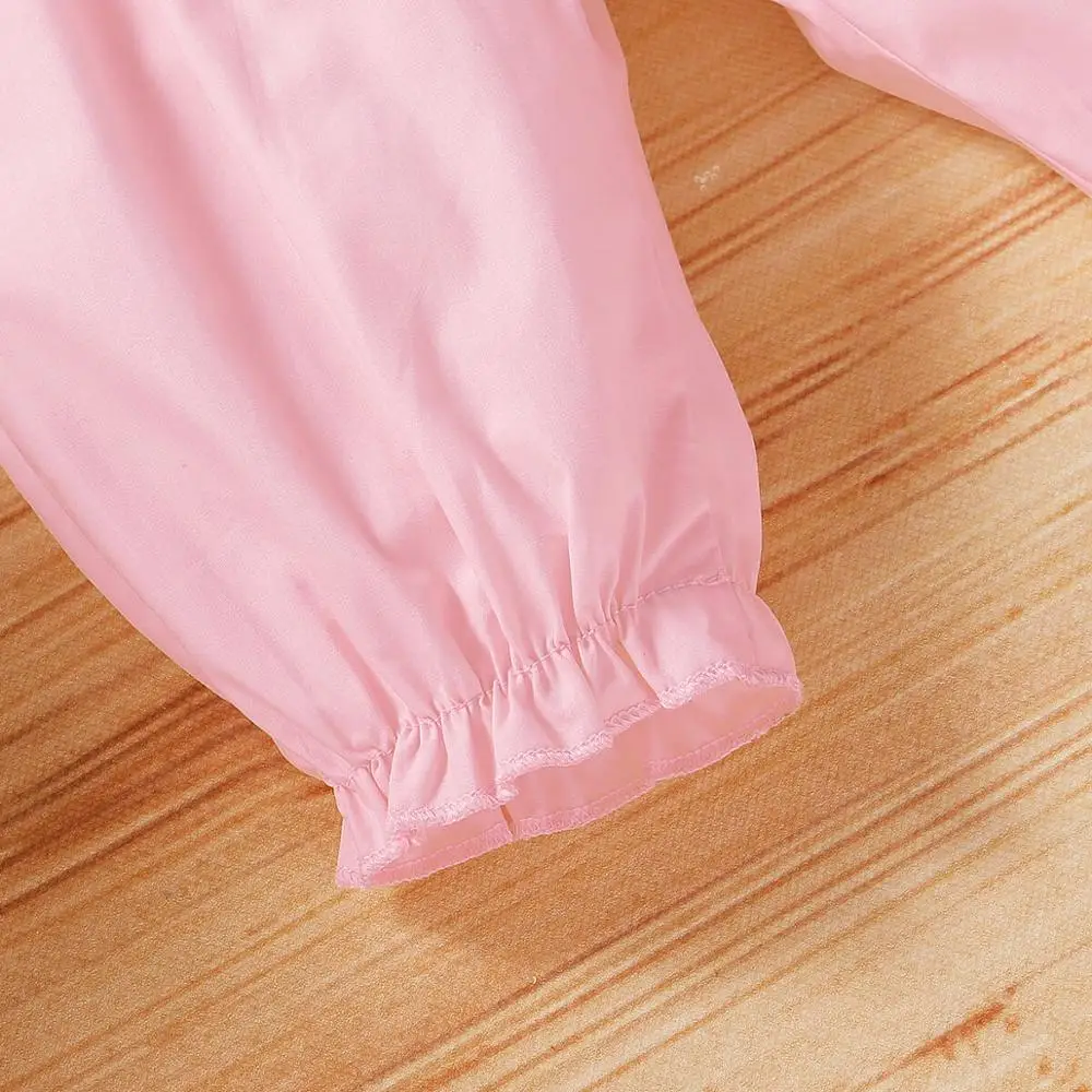 

Newborn Free Shipp Baby Girl Clothes Baby Short Sleeve Romper Solid Pink Ruffled Sleeveless Baby Girl Summer Princess Jumpsuit