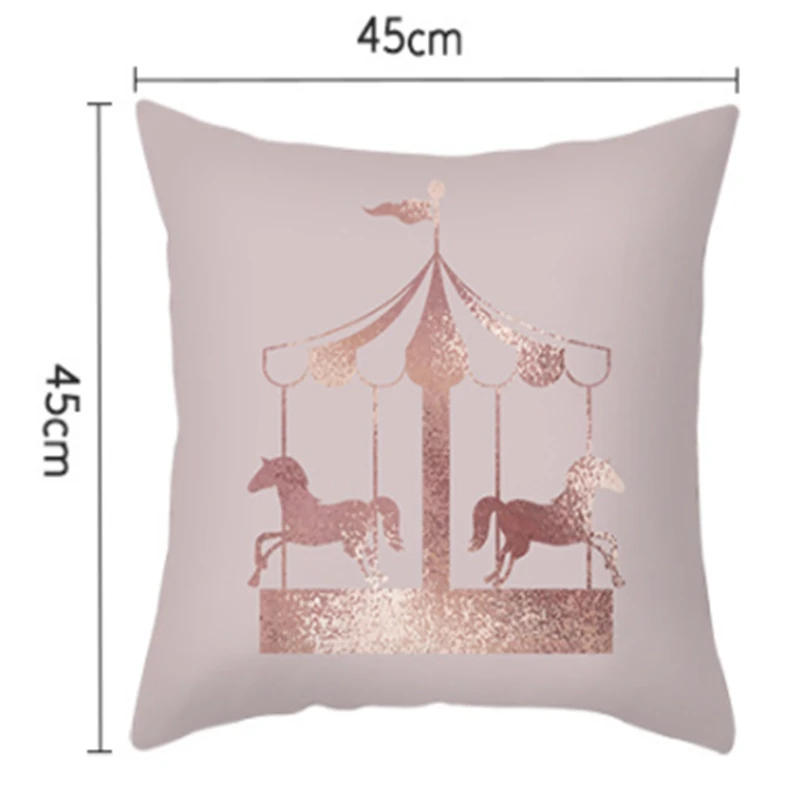 Геометрические абстрактные наволочки с цветочным орнаментом из золотистого бархата для декора дома, дивана и автомобиля.