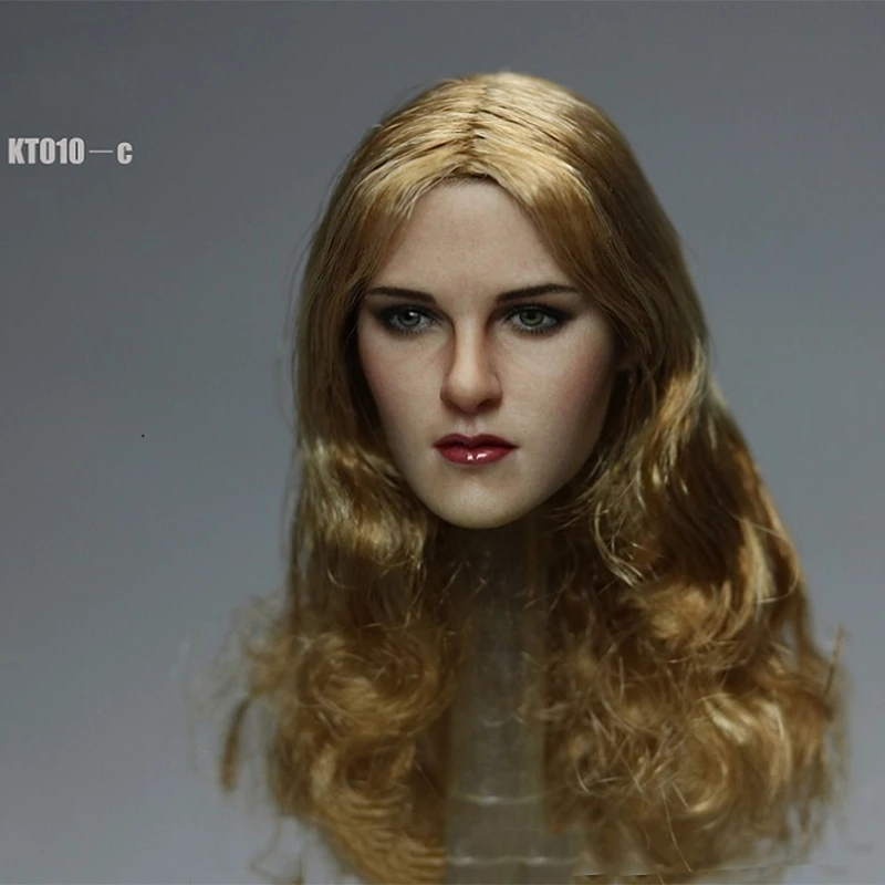 

1:6 Scale Kristen Stewart Head Sculpt 12" Female Woman Girl Seamless Body Model 12 Inches Action Figures long/short/black Hair
