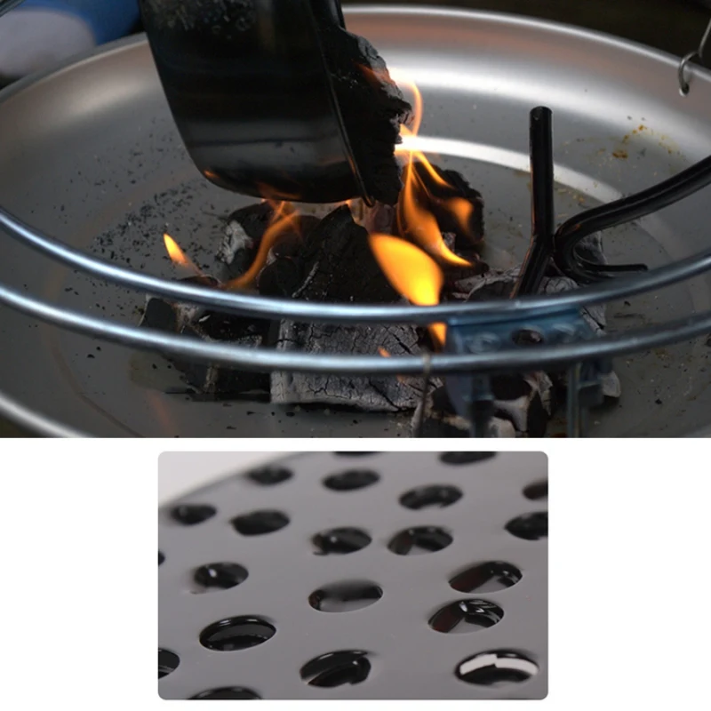 Дымоход Уголь Стартовый горшок барбекю безопасная деревянная ручка Гриль
