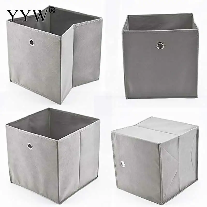 

Storage Basket For Toys Clothes Book Hardboard Foldable Storage Box Laundry Clothes Baskets Large Hamper Bag Home Universal Bin