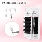 AGUUD легко дуя ресницы для наращивания цветение искусственной норковые ресницы Автоматическая цветения Быстрый вентилятор объем ресниц макияж для ресниц для наращивания