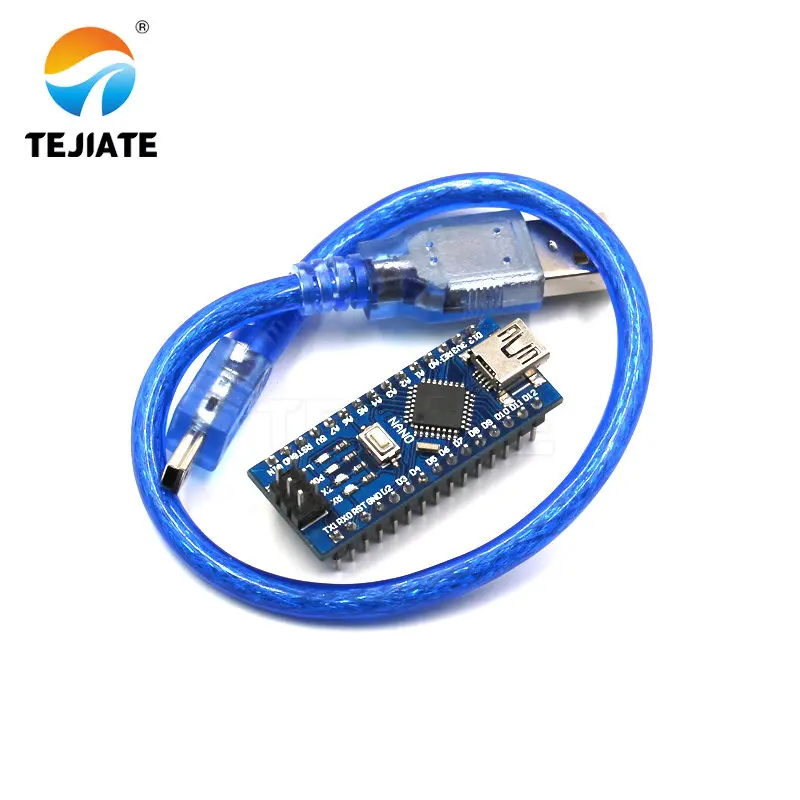 Улучшенная Модульная плата ATMEGA328P модуль с одним чипом USB в TTL CH340 проводом для