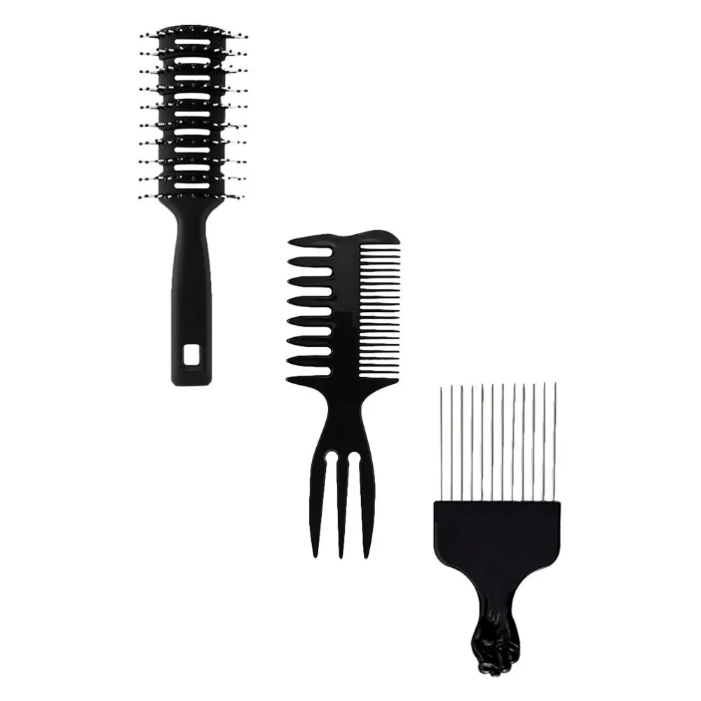 

3Pcs Retro Hairdressing Combs Hair Styling Wide Tooth Combs Chic Hair Combs