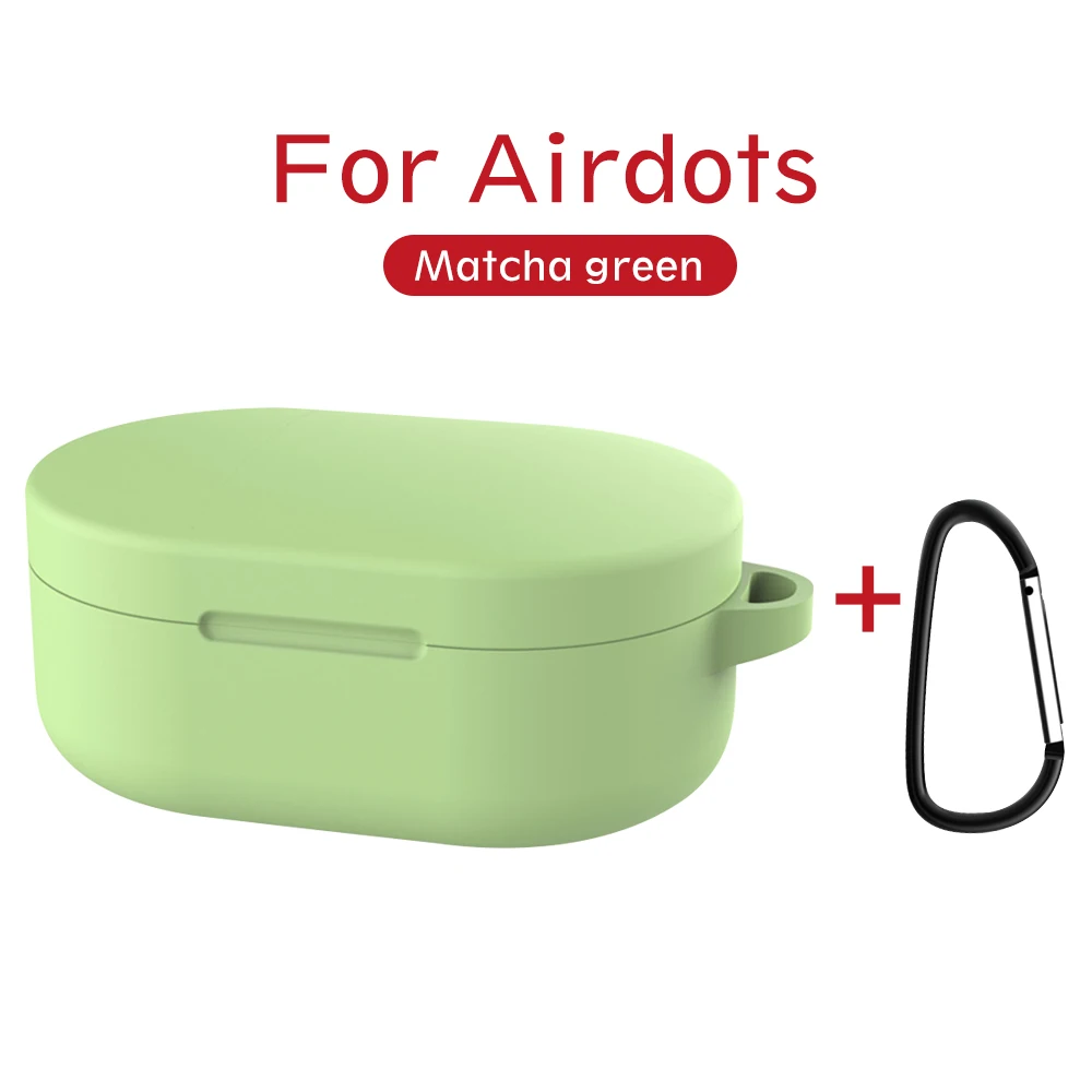 Чехол для Xiaomi Redmi Airdots силиконовый чехол Air Dots TWS Youth Version наушников с крючком защиты