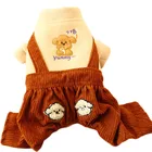 Милая Одежда для кошек, зимние теплые комбинезоны с капюшоном, пальто, комбинезон, одежда для кошек, куртка, костюм, комбинезоны, одежда для собак, шерстяная ткань