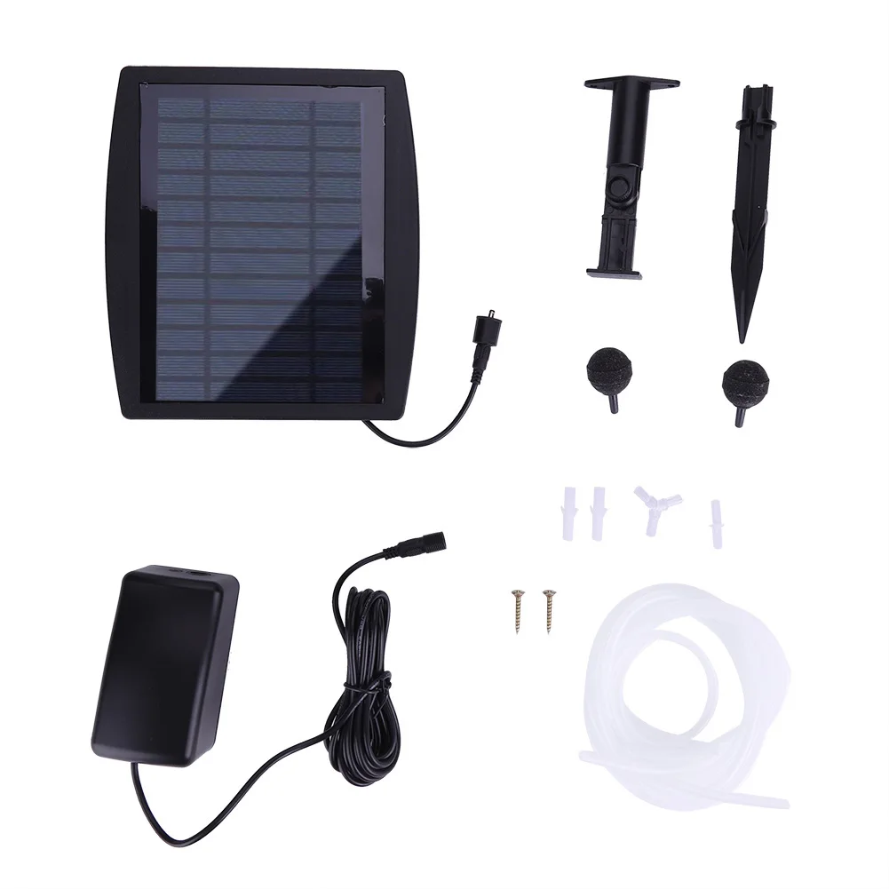 

Solar aquarium fish tank small fish pond aeration pump