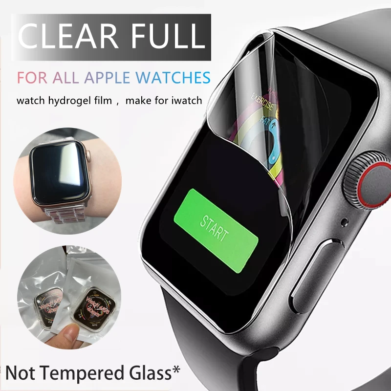 Watch case cover For Apple Watch 6 SE 5 4 3 case 44mm 38mm Screen Protector Clear Full for iWatch 4 Series 6 5 1/2/3/4 42mm 40mm