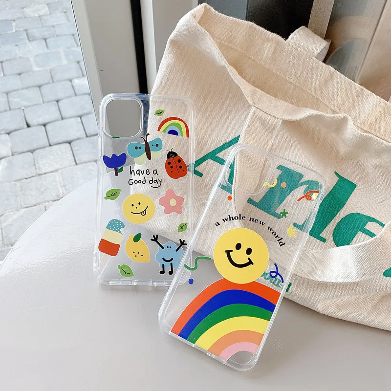 Funny Cute Phone case For Samsung S20 S10 S8 S9 plus S10e a50 A51 A71 A70 S7 A5 a8 a9 a30 a80 a90 Note 8 9 10 Soft Cover |