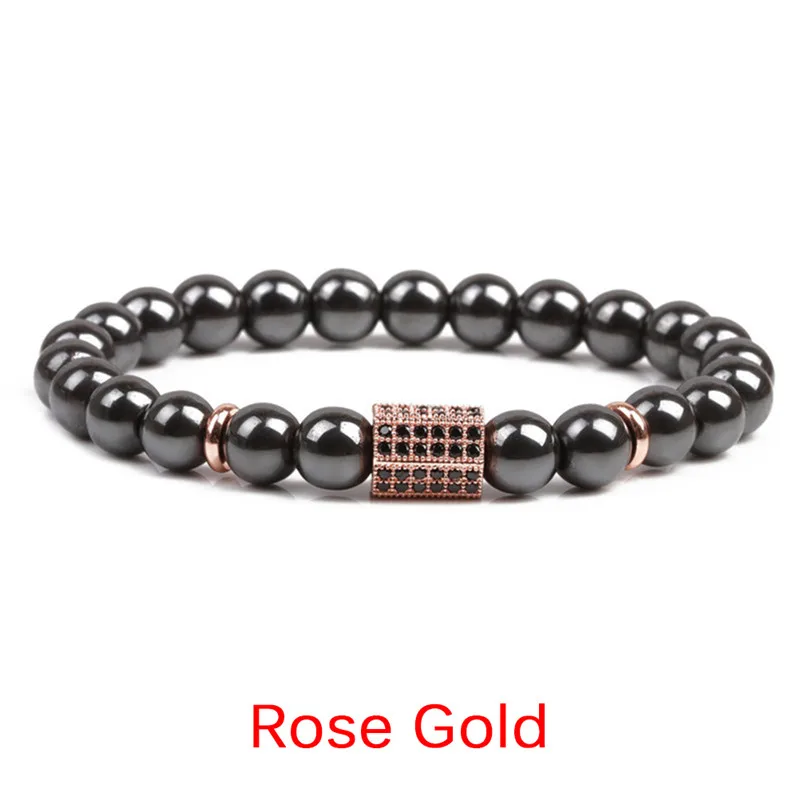 Магнитный терапевтический браслет для похудения обсидиан анти усталость черный