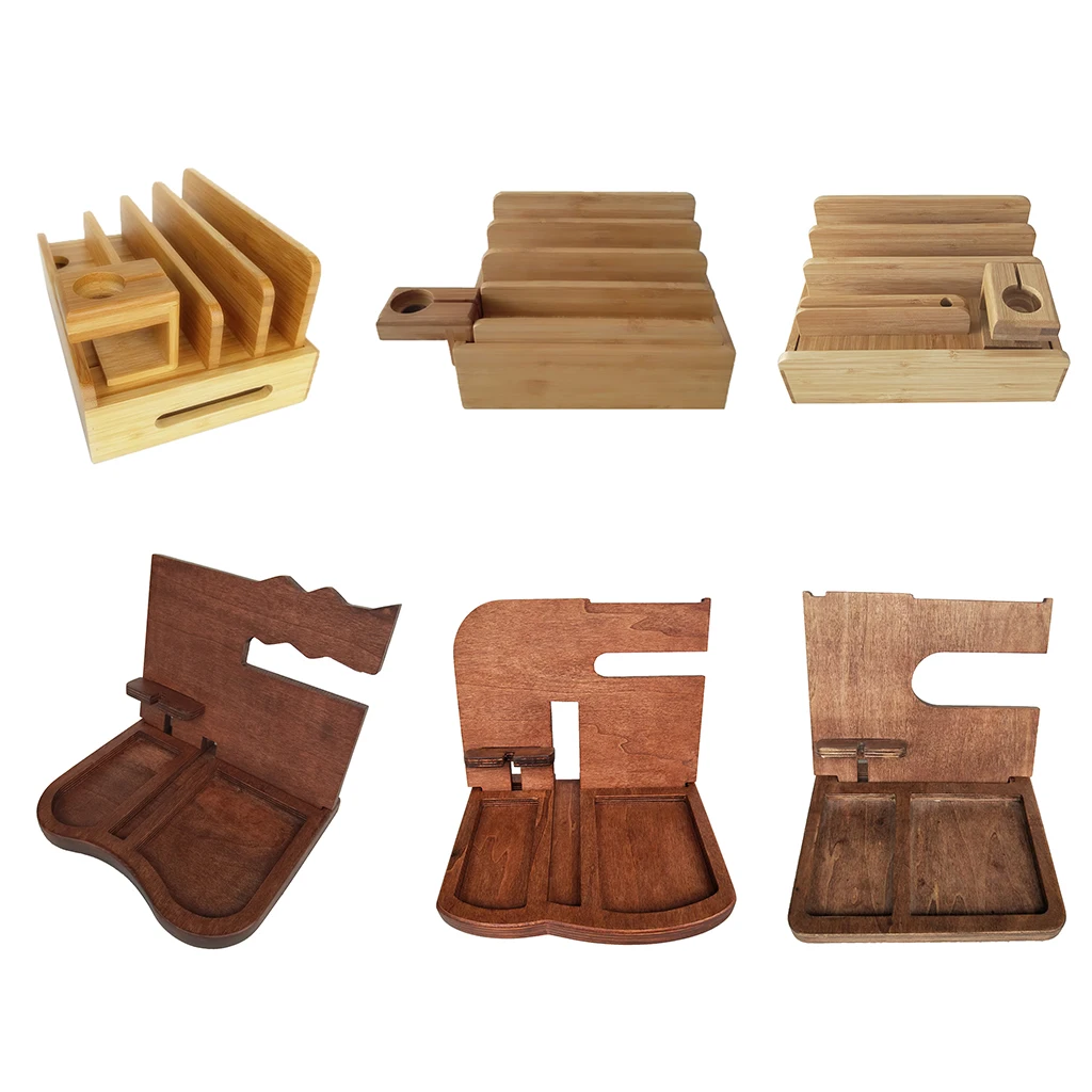 Подставка для сотового телефона деревянная бамбуковая подставка из