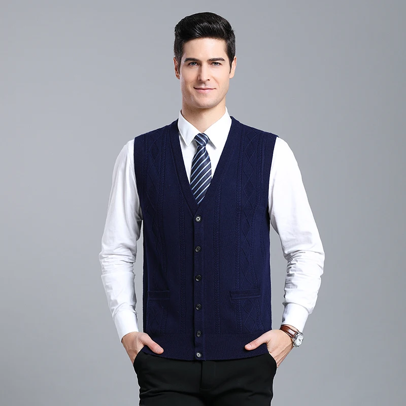 UNIVOS KUNI 2019 мужской свитер жилет новейшая Весенняя мода повседневный тонкий
