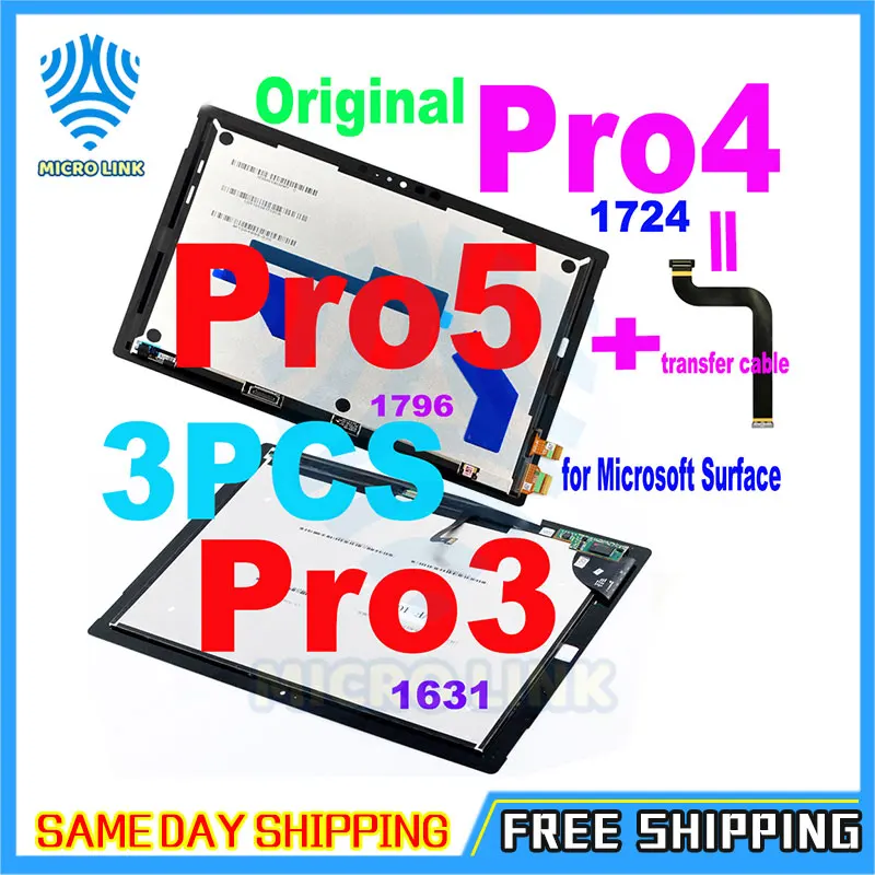 Оригинальный ЖК-дисплей для Microsoft Surface Pro 3 1631 4 1724 5 1796 проектора Pro3 шт. | Компьютеры