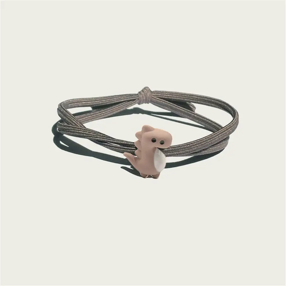 New Cartoon Dinosaur Tie Hair Rubber Band Head Rope Ring Couples Hand Strap Friendship Bracelet |