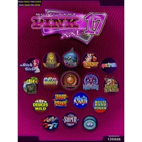 multi game pink 17 in 1 xxl game board link new vertical screen arcade game machine
