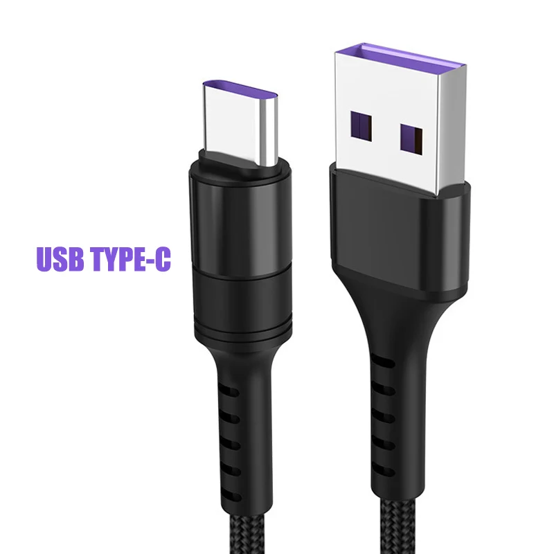 Supercharge usb type C кабель для huawei P30 P20 Lite Xiaomi Mi 9 Quick Charge 3,0 usb type C зарядный кабель для samsung S8 S10 9