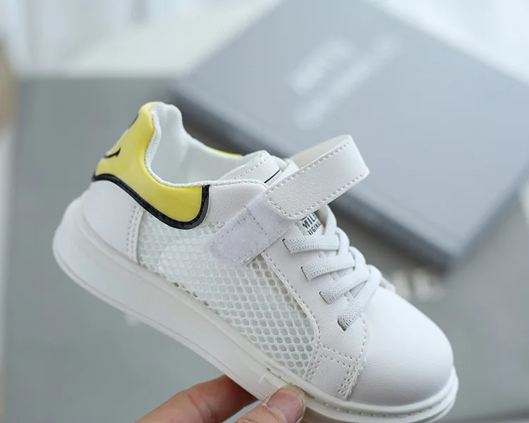 

2021 summer new casua kids single shoes fashionable and white shoes soft bottom breathable sneakers