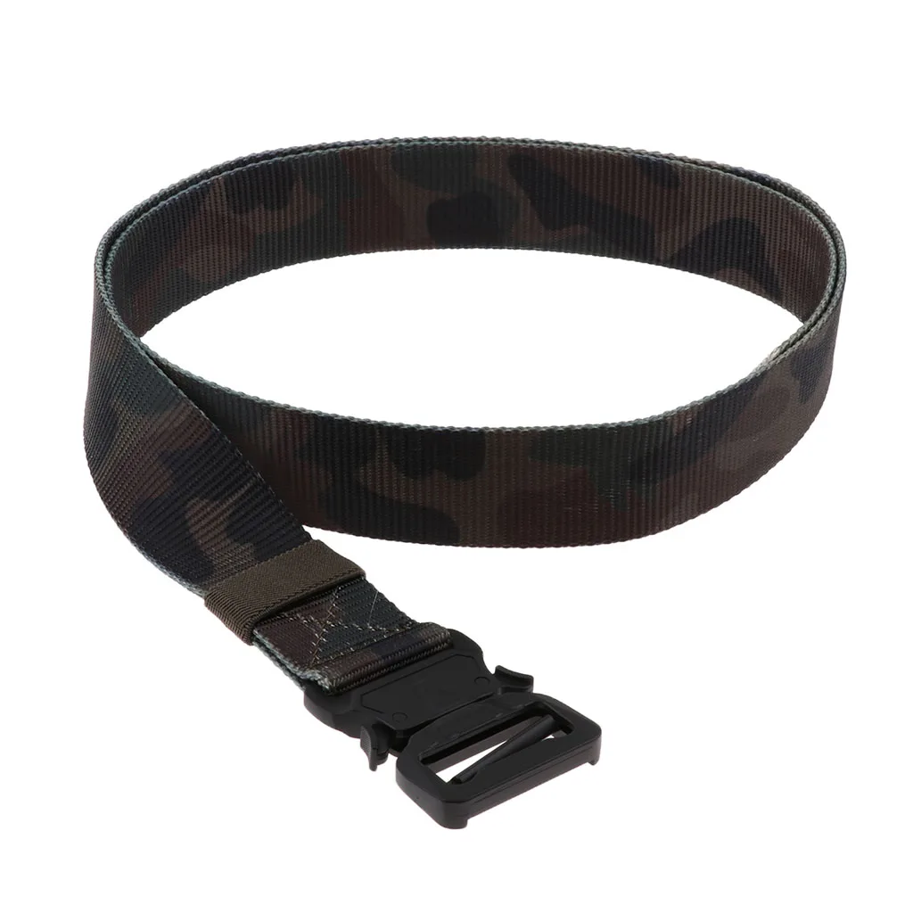 

Outdoor Relaxation Men Nylon Web Belt Heavy Duty Quick-Release Alloy Buckle Heavy Duty Alloy Buckle