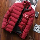 Мужская зимняя куртка, хлопковое пальто, бейсбольная куртка с длинным рукавом, ветровка, ветровка на молнии с логотипом Lexus, плюшевая куртка с подкладкой, Мужская