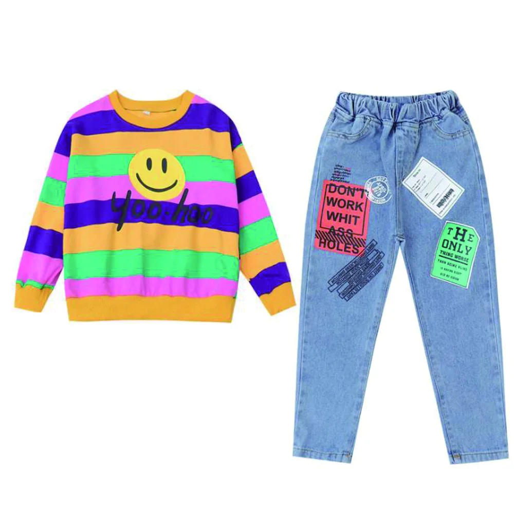 1 комплект платьев для девочек 2019 одежда в западном стиле Новые повседневные