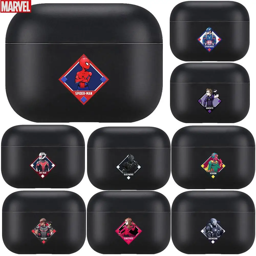 

Hero Marvel For Airpods pro 3 case Protective Bluetooth Wireless Earphone Cover for Air Pods airpod case air pod Cases black 1 2