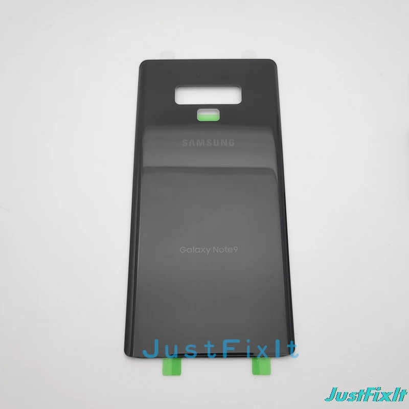 Black Для Galaxy Note9 Note 9 N9600 SM-N960f Телефон задняя батарея Дверь с инструментами стеклянный корпус задняя крышка чехол - Цвет: Black