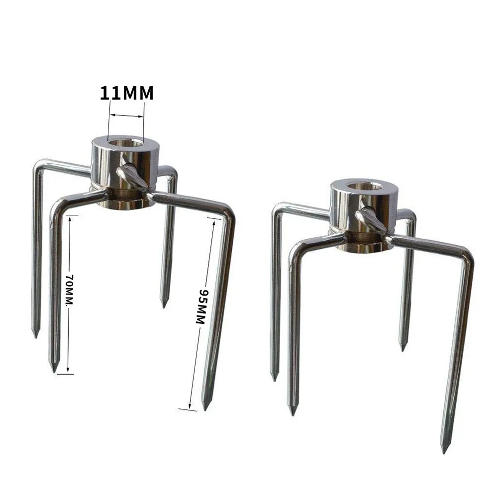 

2pcs/Set Rotisserie Spit BBQ Forks Universal Replacement Meat Forks 4 Prongs For Beef Veal Lamb Pork Poultry Kitchen Accessory