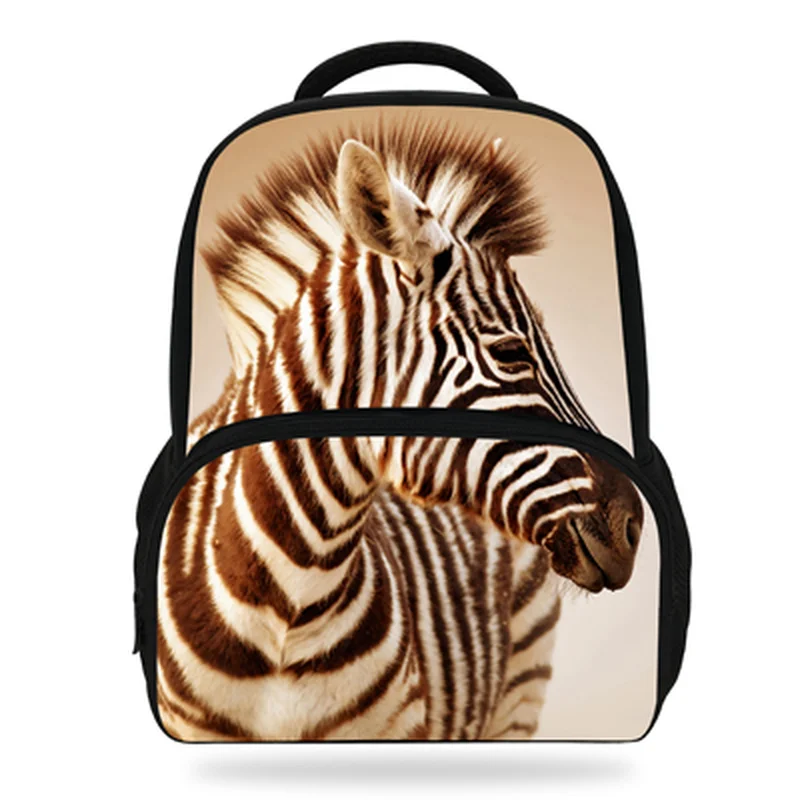 

2020 Fashion 16 Inch Hot Sale Children School Bagpack for Boys Girls Horse Print Animal Backpack for Kids