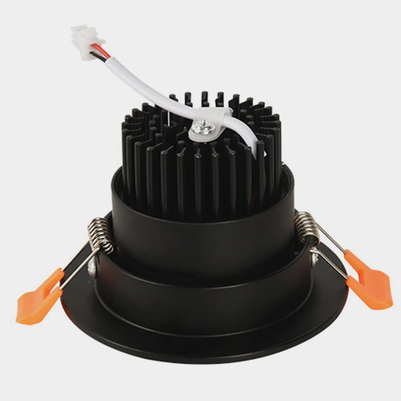 Круговые встраиваемые светодиодные потолочные светильники с регулируемой