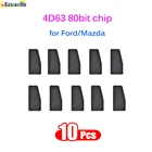 10 шт.лот ID83 ID4D63 чип Trancponder без рисунка 4D63 чип 80bit для FordMazdaMecuryLincoln