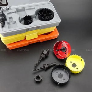 Бесплатная доставка, набор сверл для отверстий для дрели из ПВХдеревагипса