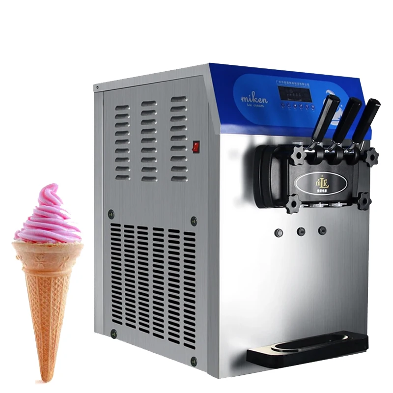 Серебряный настольный мини торговый автомат для производства мягкого