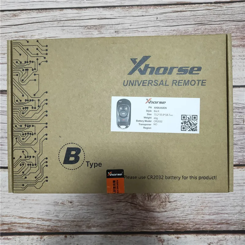 Универсальный дистанционный ключ Xhorse XKBU02EN проводной для Buick Style 4 кнопки VVDI2 VVDI Key